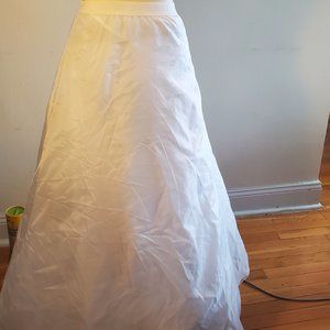 Crinoline Petticoat Bridal slip white size 8
